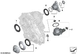 Przekładnia rozdz.pojed.części ATC 14 diagram for BMW 7 Series G70 740iX