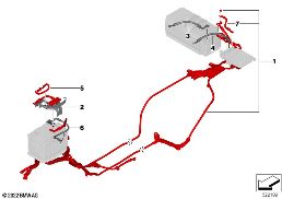 Cable de bateria/cable puesta a tierra diagram for BMW X2 U10 18d