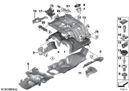 EXHAUST TURBOCHARGER HEAT SHIELD