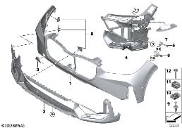 Bekleding voor diagram for BMW X1 U11 20i