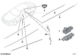 LED MODULE / FIBER-OPTIC diagram for BMW 6 Series F06 Gran Coupé 650i