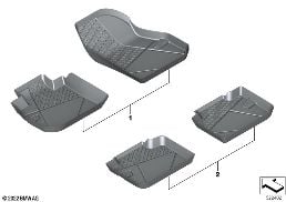 FLOORLINER diagram for BMW X1 U11 18i