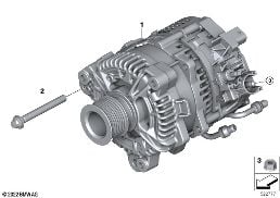 CRANKSHAFT STARTER GENERATOR diagram for BMW 5 Series G60 Sedan 520i
