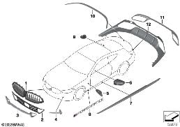 M PERFORMANCE AERODYNAMICS ACC.PARTS