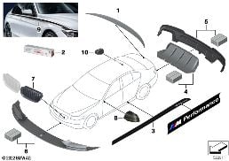 M PERFORMANCE AERODYNAMICS ACC.PARTS