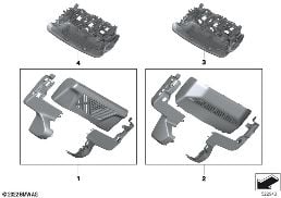 Coperture specchietto retrovisore int. diagram for BMW X6 G06 LCI 30dX