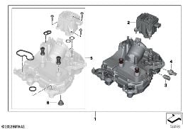 Módulo de óleo diagram for BMW 5 Series G60 Berlina i5 eDrive40