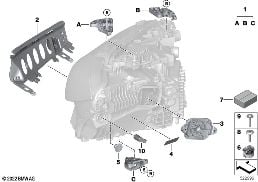 SINGLE COMPONENTS FOR HEADLIGHT