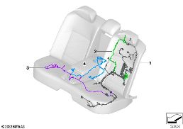 REAR SEAT WIRING SET
