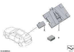 Telematic Communication Box 4 diagram for BMW X1 U11 18i