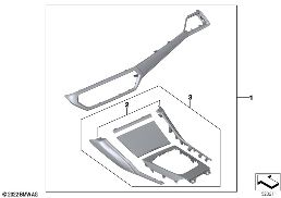 MPP INTERIOR TRIM diagram for BMW 3 Series G20 Sedan 320i
