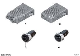 USB Einzelteile diagram for BMW X1 U11 18i