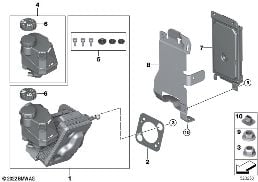 POWER BRAKE diagram for BMW X7 G07 LCI 40iX