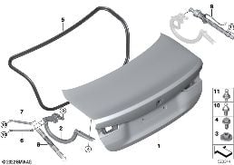 TRUNK LID diagram for BMW 4 Series G22 Coupé M440dX