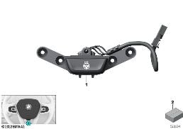 STEERING WHEEL HEATING PUSHBUTTON diagram for BMW X3 G08 30iX