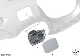FILL-IN FLAP diagram for BMW X1 U11 18d