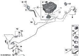 SCR SYSTEM diagram for BMW 7 Series G70 740d