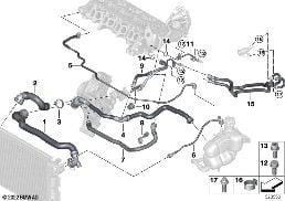 COOLING SYSTEM COOLANT HOSES