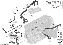 COOLING SYSTEM - ENGINE COOLANT HOSES