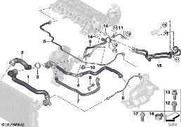 COOLING SYSTEM COOLANT HOSES