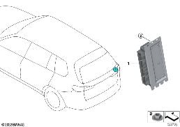 REAR AXLE DIFFERENTIAL CONTROL UNIT