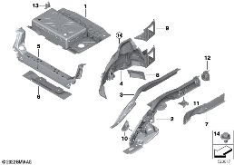 REAR WHEELHOUSE/FLOOR PARTS