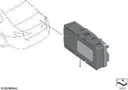 Rozdzielacz prądu modułu LIN diagram for BMW 7 Series G70 740iX