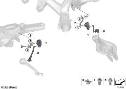 Sensor de regulac.alcance de los faros diagram for BMW 3 Series G28 Saloon LCI 320Li