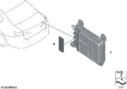 Sterownik Power Control Unit PCU diagram for BMW 7 Series G70 740iX