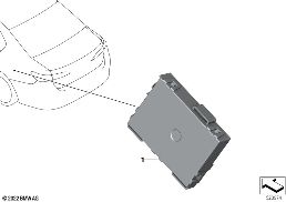 Ethernet-Switchbox diagram for BMW 7 Series G70 740iX