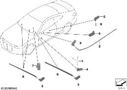 FIBER-OPTIC CABLE, DOOR diagram for BMW 4 Series G26 Gran Coupé 430i