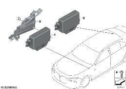 CONTROL UNIT ULTRASONIC SENSOR diagram for BMW 5 Series G61 Touring i5 eDrive40