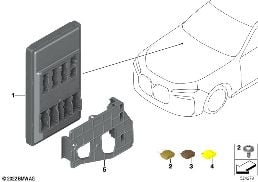 Sterownik Basic Central Platform BCP diagram for BMW 7 Series G70 740iX