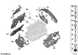 ENGINE ACOUSTICS diagram for BMW X3 G01 LCI 30i