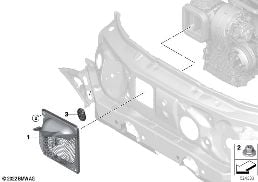 AIR-INLET DUCT, ENGINE COMPARTMENT diagram for BMW X2 U10 18d