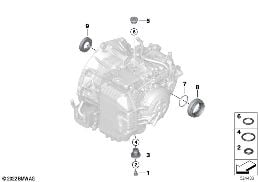 GA8G45AW MOUNT.PARTS/SEALS ALL-WH.DR.VE. diagram for BMW X2 F39 20dX