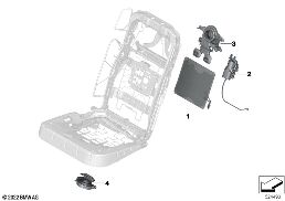 REAR SEAT COMFORT FUNCTIONS diagram for BMW 7 Series G70 735i