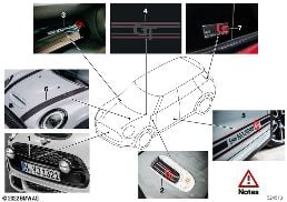 Rockingham GT Edition diagram for BMW MINI F56 Cooper