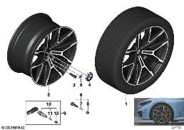 BMW llanta AL 930 M - 19