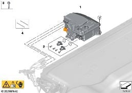 高電圧バッテリー CCU diagram for BMW X2 U10 20dX