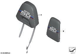 INDIVIDUAL HEAD RESTRAINT FRONT KA604