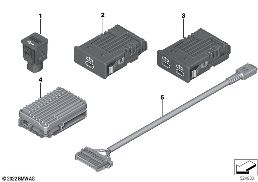 USB jednotlivé díly diagram for BMW X6 G06 LCI 30dX