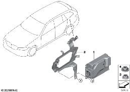 RECEIVER AUDIO MODULE diagram for BMW 3 Series G21 Touring LCI 320dX
