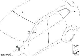 Ruiten aanbouwdelen diagram for BMW X1 U11 20i