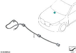 Piezas suelt.p instal. de lavaparabrisas diagram for BMW X2 U10 18d