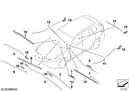 FIBER-OPTIC CONDUCTOR, VEHICLE INTERIOR diagram for BMW X7 G07 LCI 40dX
