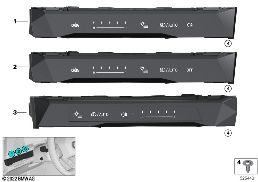 Panel dotykowy kierowca diagram for BMW 7 Series G70 740iX