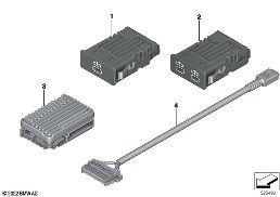 USB, poj.części diagram for BMW 7 Series G70 M760eX