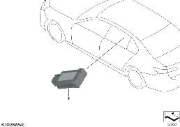 Sterownik dyskr.elektr.klimatyzacji DKE diagram for BMW 7 Series G70 740iX