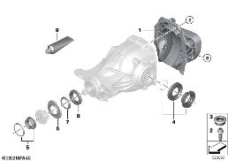 Diferencial tras.piezas sueltas - 225AL diagram for BMW X5 G05 LCI 30dX